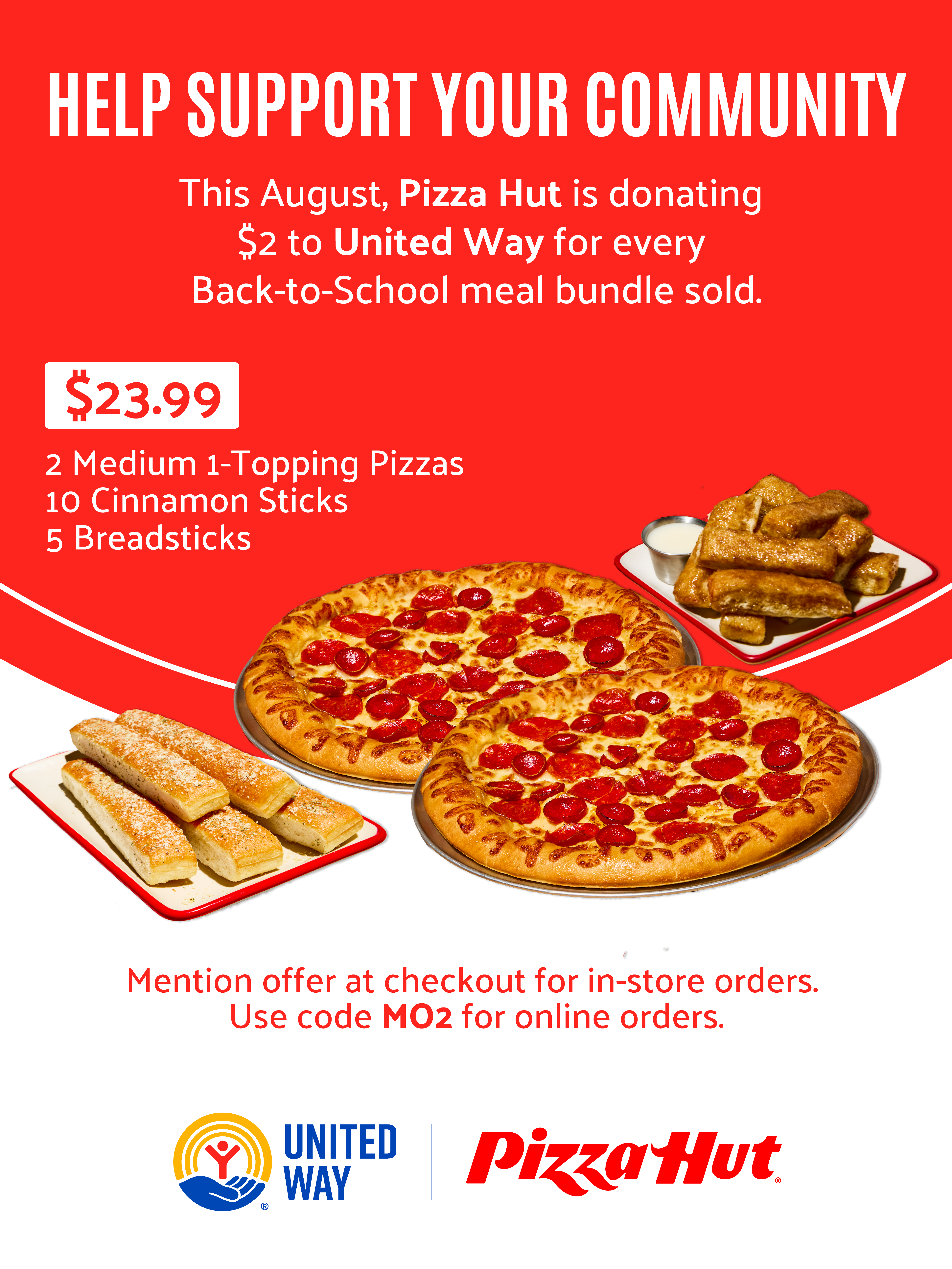 Pizza Hut Back-to-School Meal